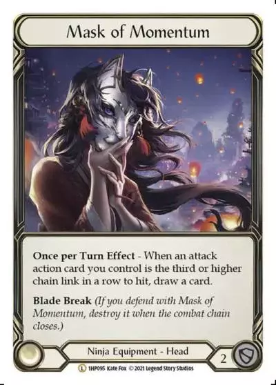 Mask of Momentum 1HP095 - History Pack 1 - Flesh and blood card