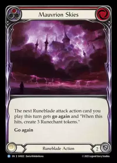 Mauvrion Skies SVI022 - Silver Age Chapter 1 - Viserai - Flesh and blood card