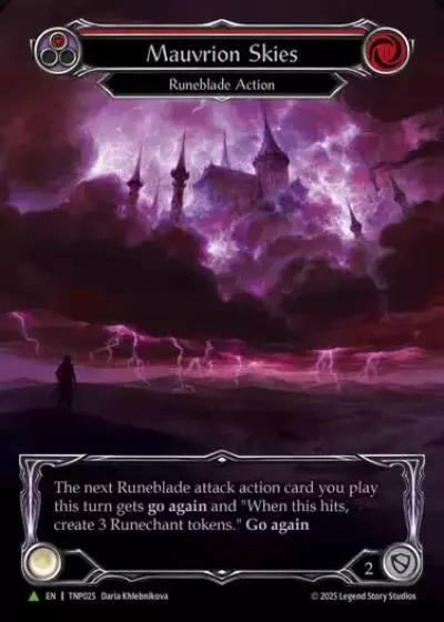 Mauvrion Skies TNP025-MV - Tournament Pack - Flesh and blood card