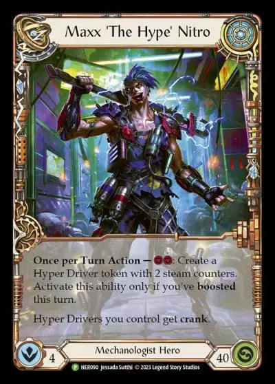 Maxx 'The Hype' Nitro HER090-CF - ProQuest - Season 4 - Flesh and blood card