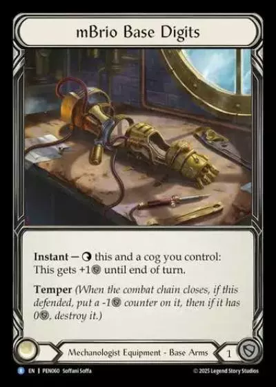 mBrio Base Digits PEN060 - Compendium of Rathe - Flesh and blood card