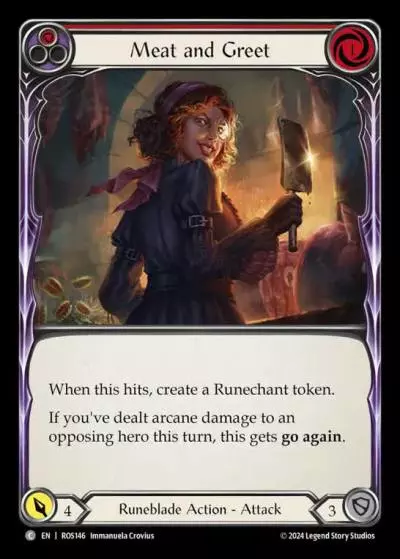 Meat and Greet RED ROS146 - Rosetta - Flesh and blood card