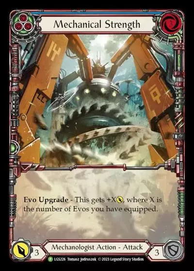 Mechanical Strength BLUE LGS226-RF - Skirmish - Season 8 - Flesh and blood card