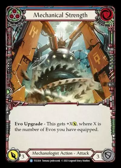 Mechanical Strength BLUE TCC024 - Round the Table: TCC x LSS - Flesh and blood card