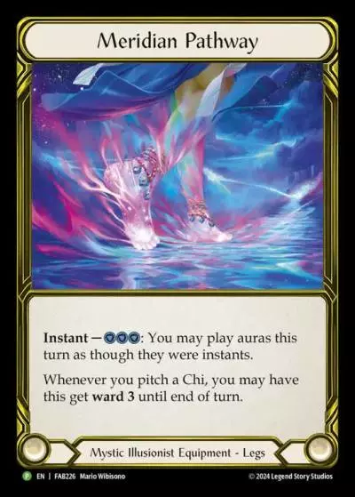 Meridian Pathway FAB226-GF - Premier Organized Play - Part the Mistveil - Flesh and blood card