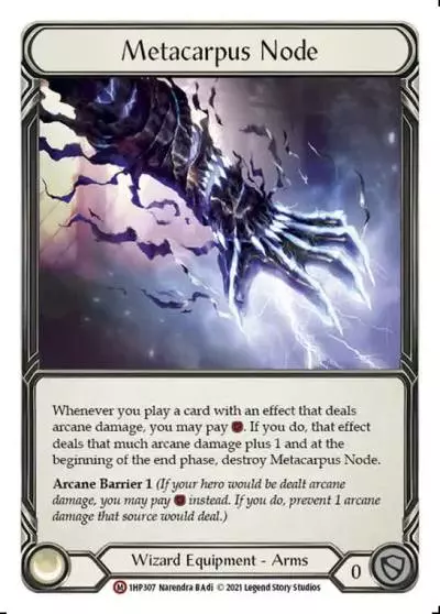 Metacarpus Node 1HP307 - History Pack 1 - Flesh and blood card