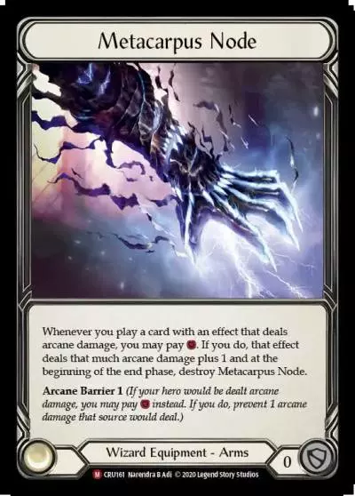 Metacarpus Node CRU161 - Crucible of War - Flesh and blood card