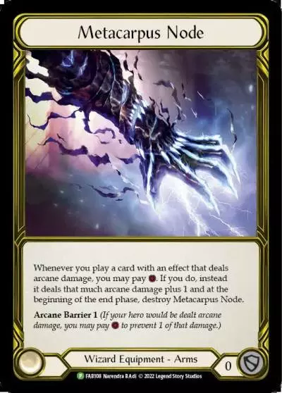 Metacarpus Node FAB108-GF - ProQuest - Season 3 - Flesh and blood card