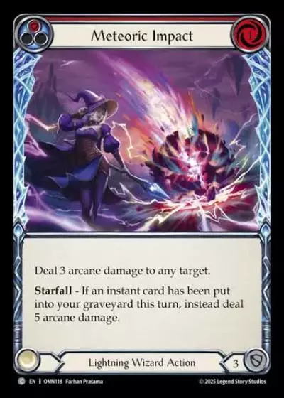 Meteoric Impact OMN118 - Omens of the Third Age - Flesh and blood card