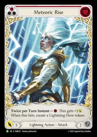 Meteoric Rise FAB472-RF - Calling - Omens of the Third Age - Flesh and blood card