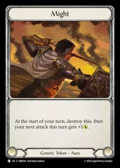 Might ARR030 - Armory Deck - Rhinar, Reckless Rampage - Flesh and blood card