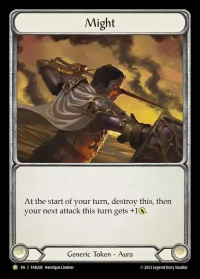 Might FAB205-CF - Prize Wall - Heavy Hitters - Flesh and blood card