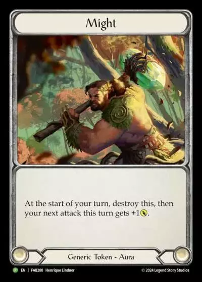 Might FAB280-CF - Prize Wall - Rosetta - Flesh and blood card