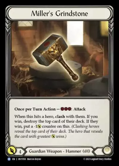 Miller's Grindstone HVY050 - Heavy Hitters - Flesh and blood card
