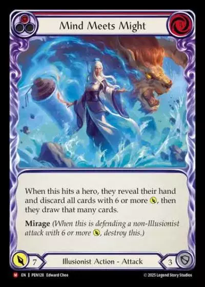 Mind Meets Might PEN128 - Compendium of Rathe - Flesh and blood card