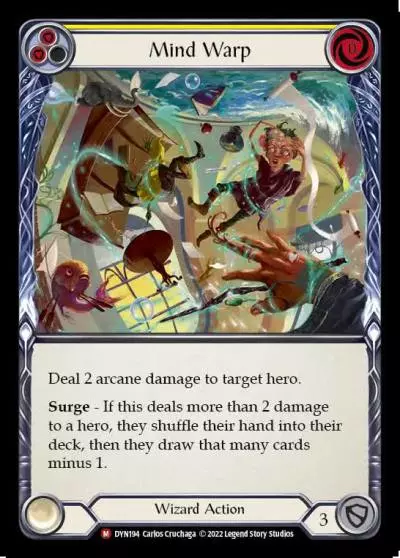 Mind Warp YELLOW DYN194 - Dynasty - Flesh and blood card