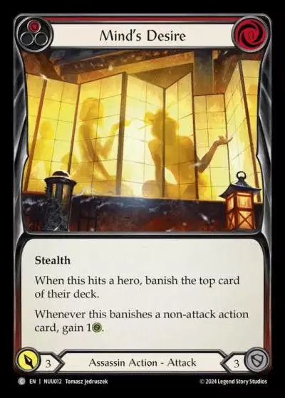 Mind's Desire RED NUU012 - Nuu - Blitz Deck - Flesh and blood card