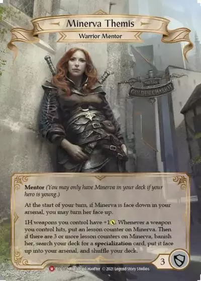 Minerva Themis BOL002 - Boltyn - Blitz Deck - Flesh and blood card