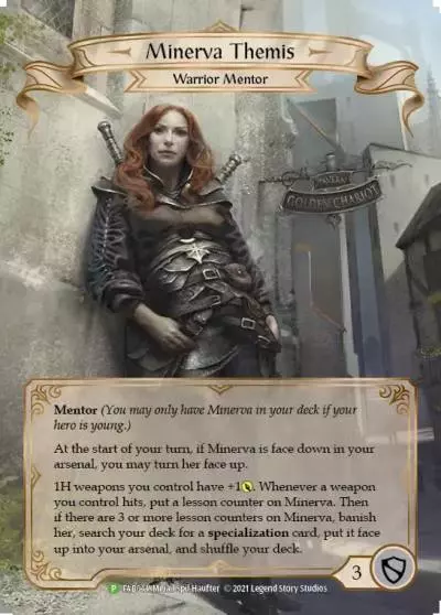 Minerva Themis FAB044-RF - Marketing - Monarch Mentors - Flesh and blood card