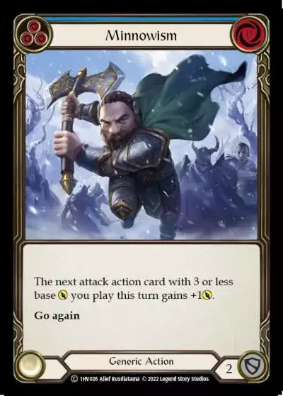 Minnowism BLUE 1HV026 - Viserai - Blitz Deck - Flesh and blood card