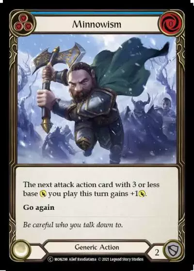 Minnowism BLUE U-MON298-RF - Monarch - Unlimited - Flesh and blood card