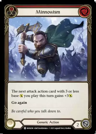 Minnowism RED MON296 - Monarch - Flesh and blood card