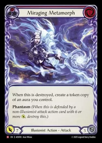 Miraging Metamorph AZS010 - Armory Deck - Zyggy Starlight - Flesh and blood card