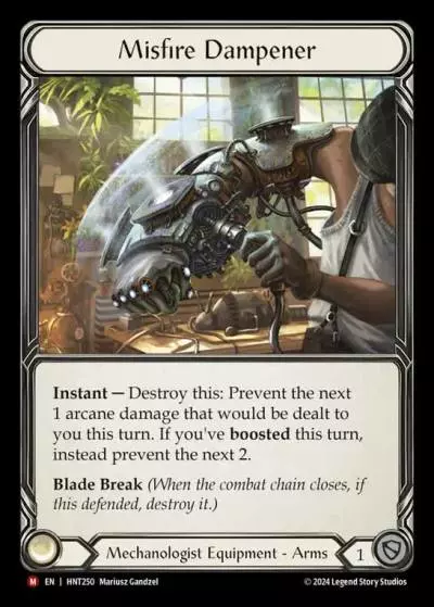 Misfire Dampener HNT250 - The Hunted - Flesh and blood card