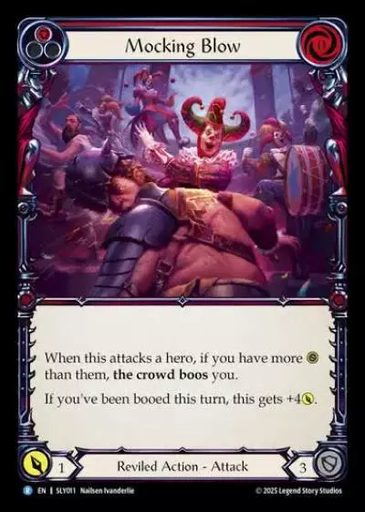 Mocking Blow SLY011 - Silver Age Chapter 3 - Lyath Goldmane - Flesh and blood card
