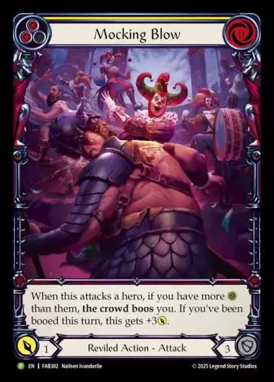 Mocking Blow YELLOW FAB382-RF - Calling - Super Slam - Flesh and blood card
