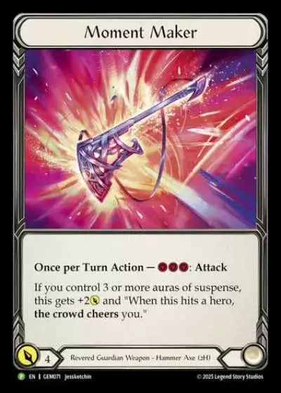 Moment Maker GEM071-CF - GEM - Pack 3 - Flesh and blood card