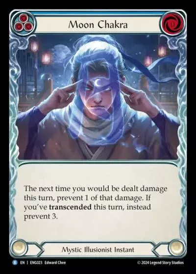 Moon Chakra BLUE ENG023 - Enigma - Blitz Deck - Flesh and blood card