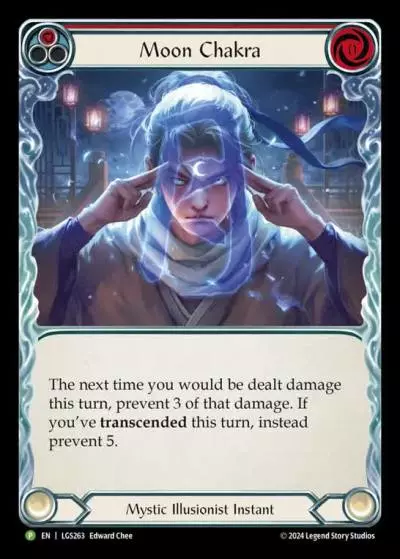 Moon Chakra RED LGS263-CF - Pre-release - Part the Mistveil - Flesh and blood card