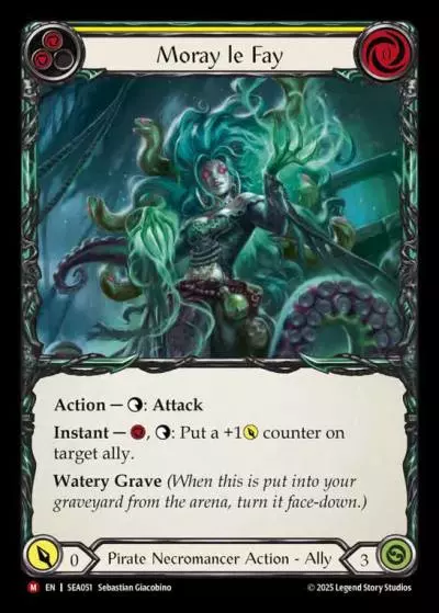 Moray le Fay YELLOW SEA051 - High Seas - Flesh and blood card