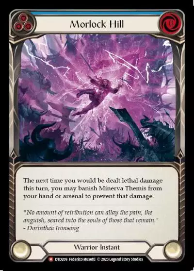 Morlock Hill BLUE DTD209 - Dusk till Dawn - Flesh and blood card