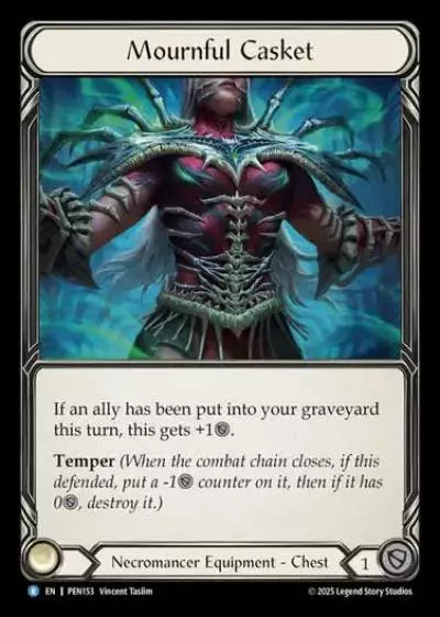 Mournful Casket PEN153 - Compendium of Rathe - Flesh and blood card