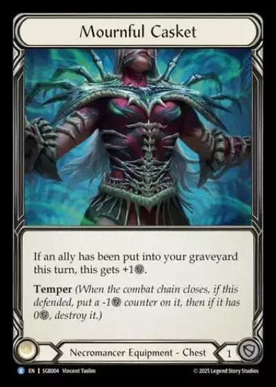 Mournful Casket SGB004 - Silver Age Chapter 3 - Gravy Bones - Flesh and blood card