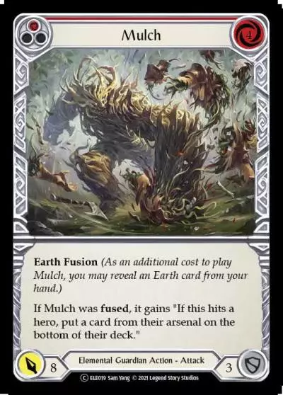 Mulch RED U-ELE019-RF - Tales of Aria - Unlimited - Flesh and blood card