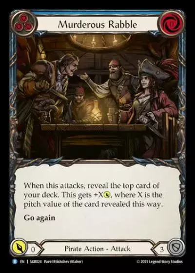 Murderous Rabble SGB024 - Silver Age Chapter 3 - Gravy Bones - Flesh and blood card