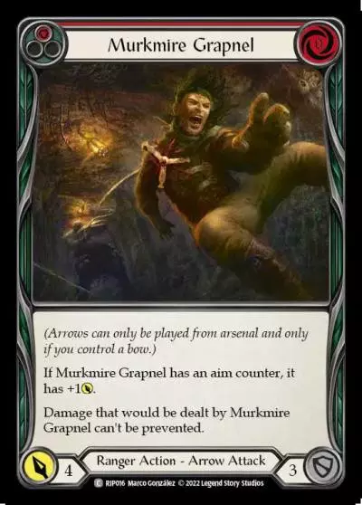 Murkmire Grapnel RED RIP016 - Riptide - Blitz Deck - Flesh and blood card