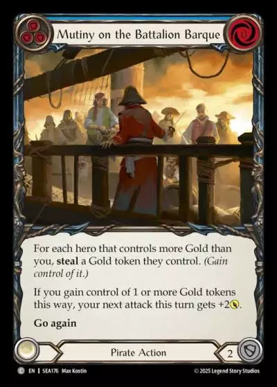 Mutiny on the Battalion Barque BLUE SEA176 - High Seas - Flesh and blood card