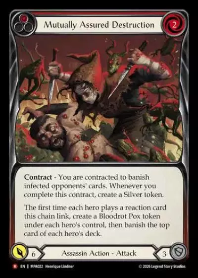 Mutually Assured Destruction MPA022 - Mastery Pack Assassin - Flesh and blood card