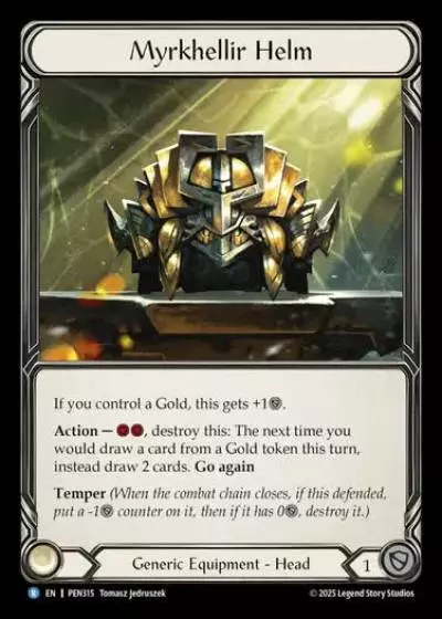Myrkhellir Helm PEN315 - Compendium of Rathe - Flesh and blood card