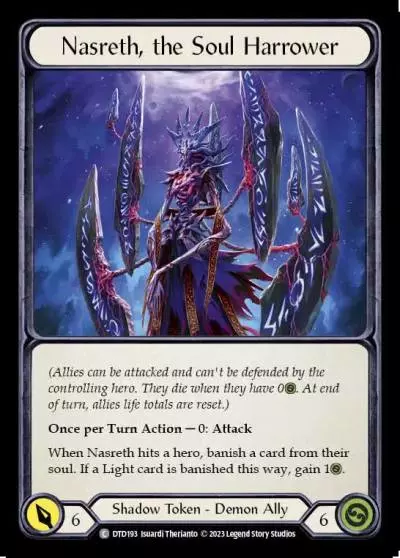 Nasreth, the Soul Harrower DTD193 - Dusk till Dawn - Flesh and blood card