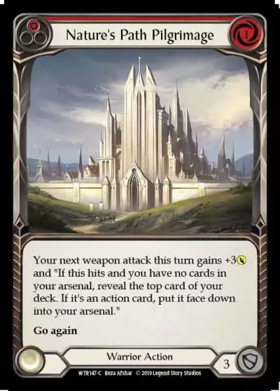 Nature's Path Pilgrimage RED WTR147 - Welcome to Rathe - Flesh and blood card