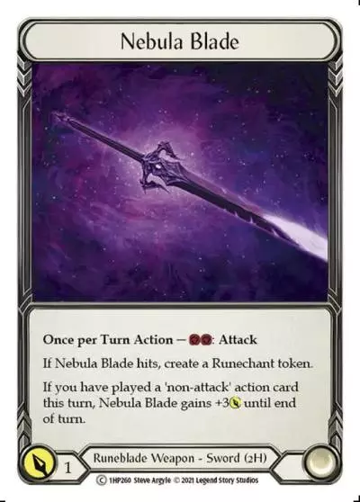 Nebula Blade 1HP260 - History Pack 1 - Flesh and blood card