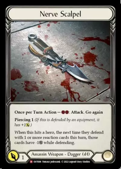 Nerve Scalpel OUT006 - Outsiders - Flesh and blood card