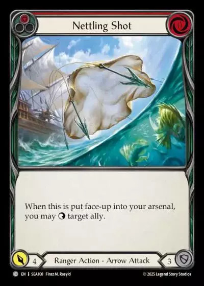Nettling Shot RED SEA108 - High Seas - Flesh and blood card