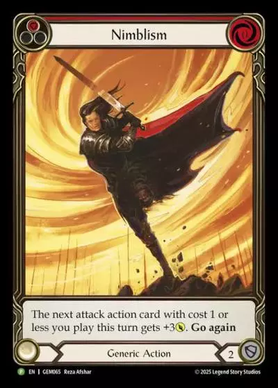 Nimblism RED GEM065 - GEM - Pack 2 - Flesh and blood card