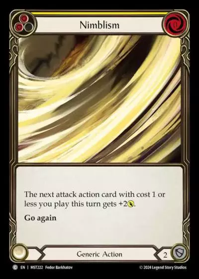 Nimblism YELLOW MST222 - Part the Mistveil - Flesh and blood card